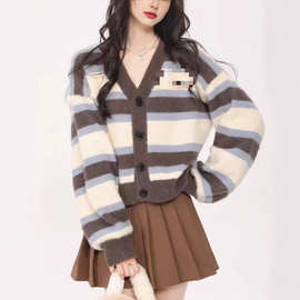 跨境出口亚马逊女装 学院风女针织衫designer clothing wholesale