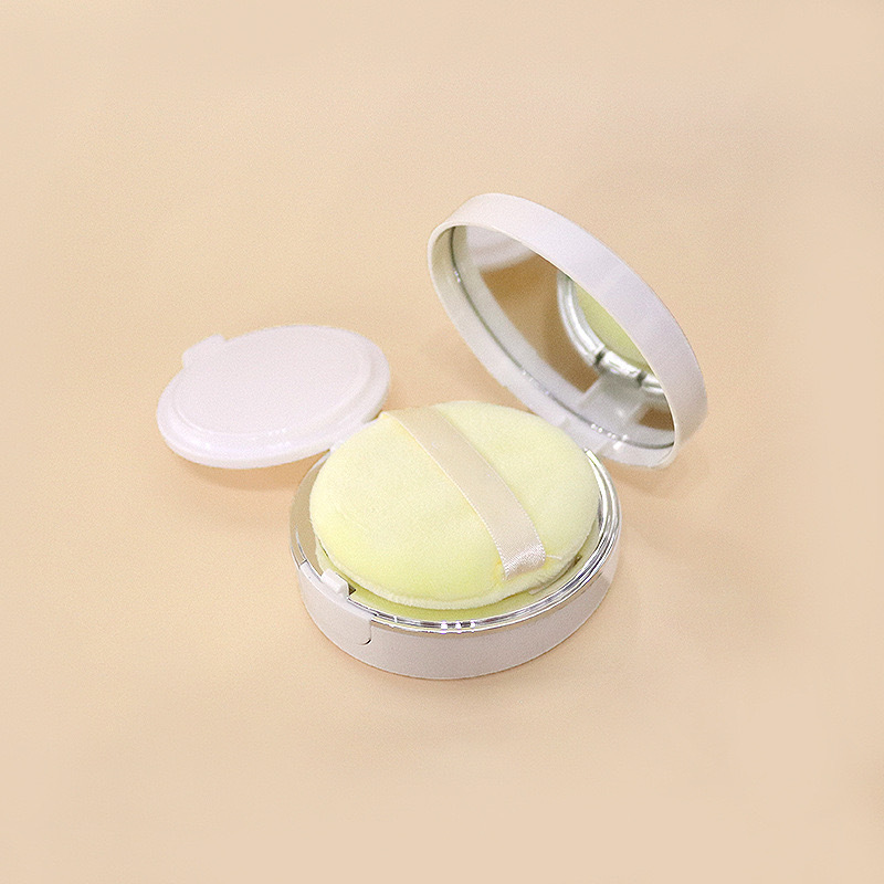 Leche, citrino, soplo de polvo súper suave, no coma polvo, esponja de maquillaje, maquillaje, polvo, soplo de flocado, soplo de polvo seco, suave