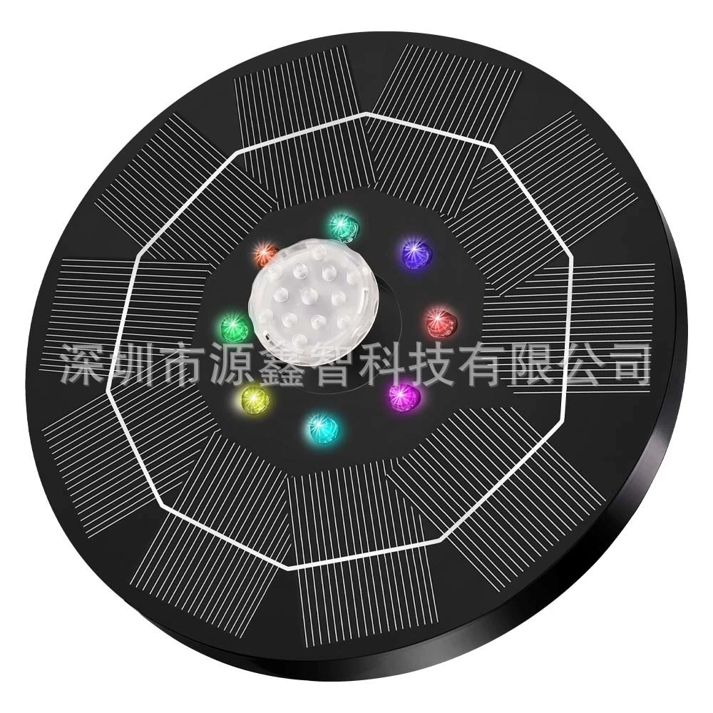 Солнечный погружной насос Солнечный фонтан открытый каменный бассейн плавающий фонтан накопитель энергии со светодиодной подсветкой фонтан 3 Вт