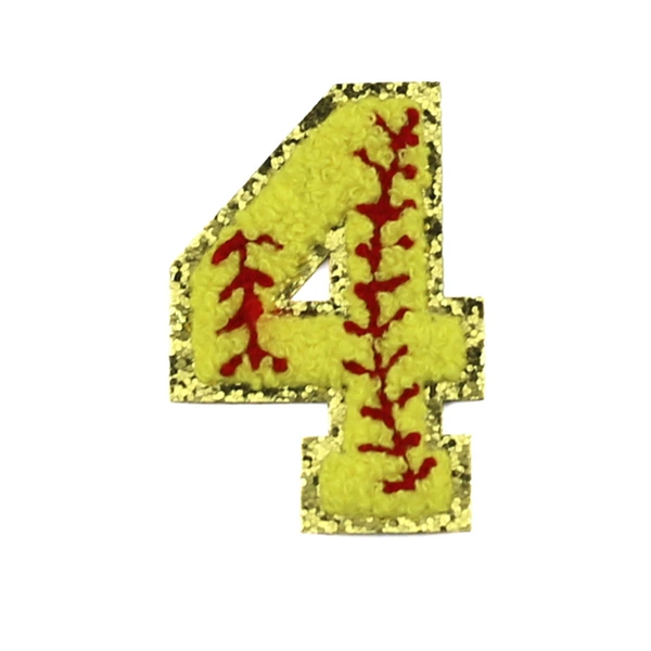 Number 4*yellow