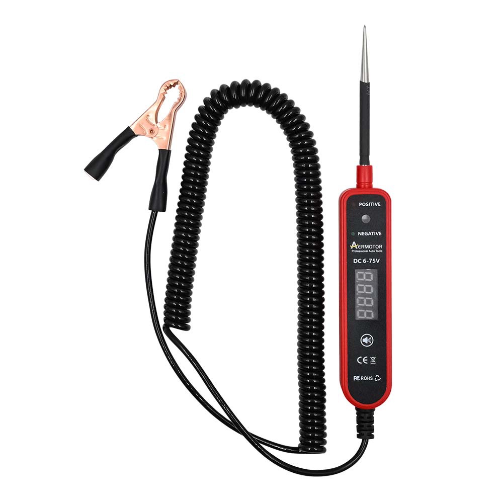 2025 Model EM289 Digital Car Voltage Tester Car Fault Repair Detection Tool 6-75V