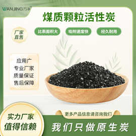 wanjing/万净活性碳无烟煤污水过滤活性炭原生颗粒竹炭除甲醛