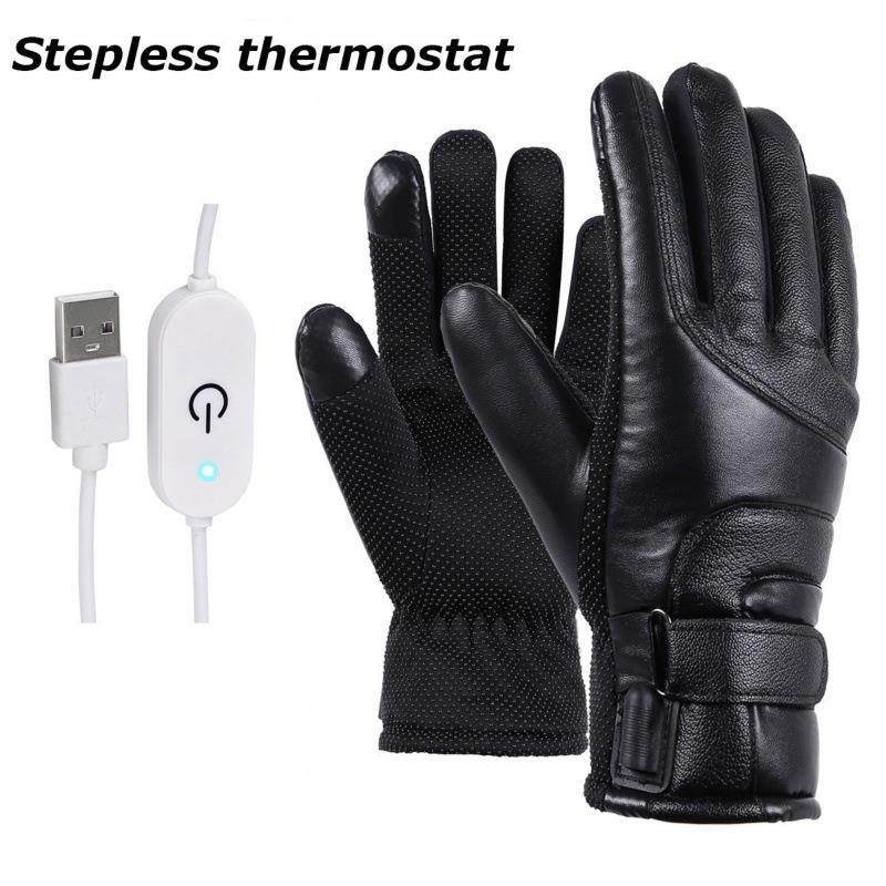 Banco de la energía calefacción guantes USB calefacción motocicleta coche eléctrico invierno montar a prueba de viento caliente transfronteriza Amazon