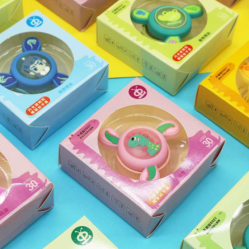 Verano flash de dibujos animados para niños rotación pulsera de aceite esencial vegetal creativo lindo reloj de aceite esencial giroscopio luminoso