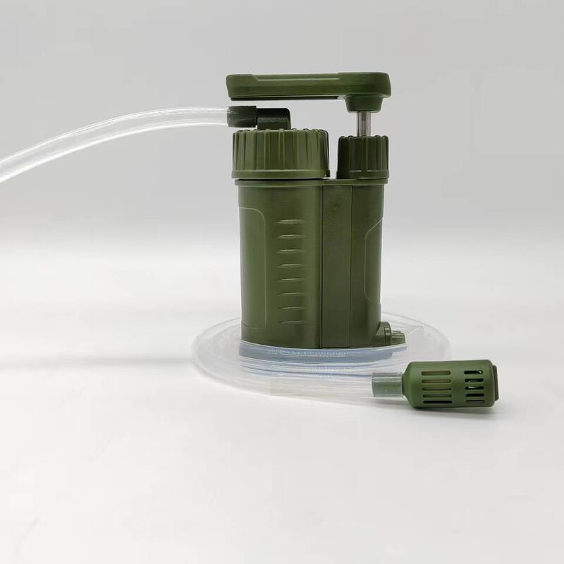 New outdoor single soldier emergency water purifier ultrafiltration water purification straw outdoor Army Green portable water purifier New outdoor single soldier emergency water purifier ultrafiltration water purification straw outdoor Army Green portable water purifier