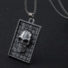 Universal fashionable necklace, metal chain stainless steel, pendant, wholesale