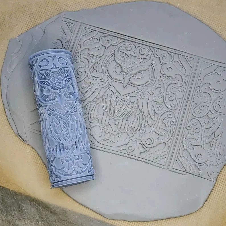 Новый трансграничный продукт, ролик для глиняной плитки, инструмент для тиснения глиняной керамики, ролик для тиснения глины, форма для тиснения