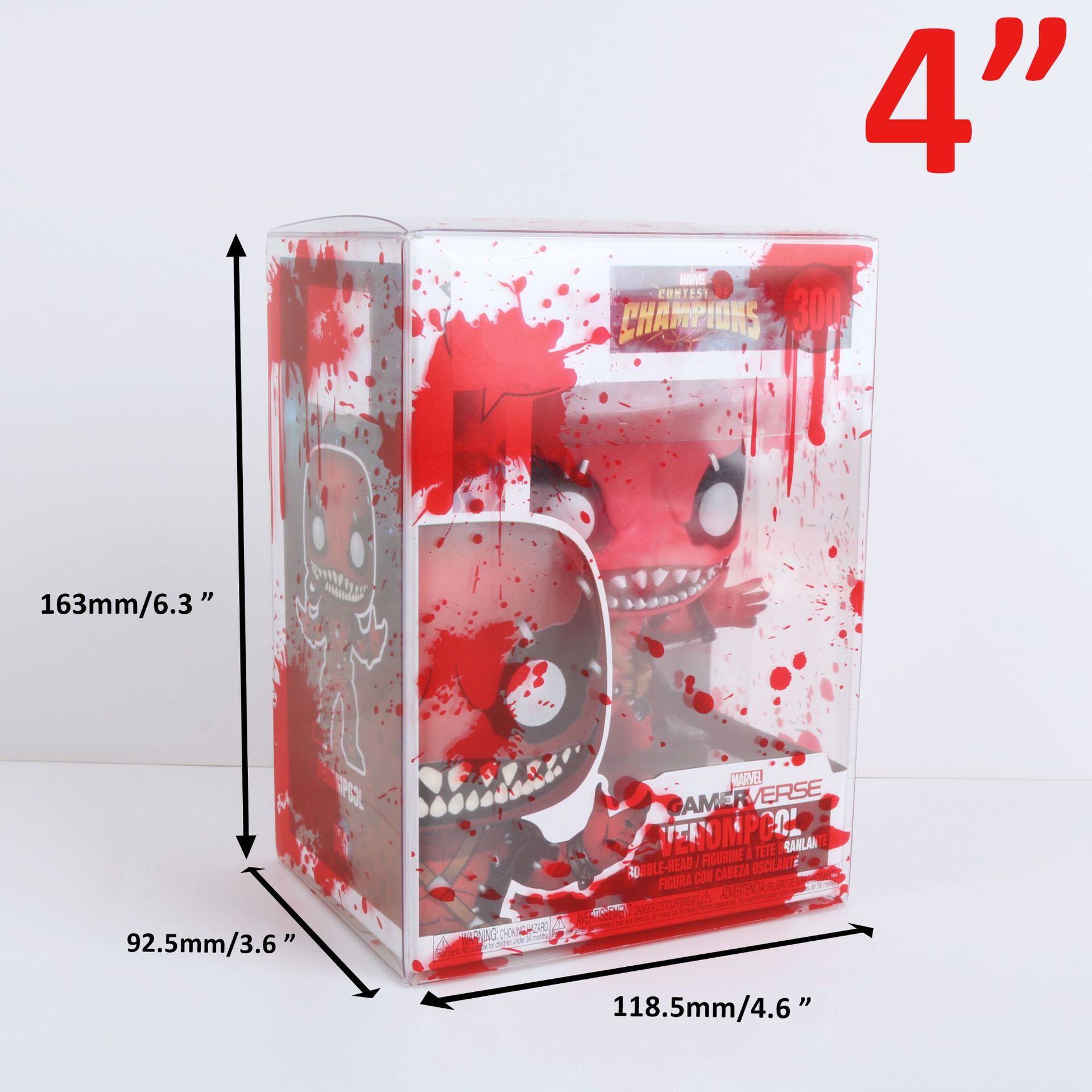 Caja de protección a prueba de polvo de colección de juguetes hechos a mano especiales transfronterizos FUNKO POP serie completa caja de embalaje transparente de PVC