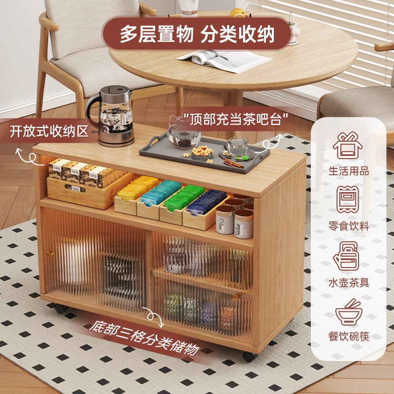 Armario de almacenamiento multicapa sala de estar dormitorio armario de almacenamiento de suelo armario de té doméstico contra la pared balcón armario de hendidura estrecha móvil