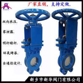 PZ73X-10Q双向密封球墨铸铁刀闸阀浆液阀泥浆污水矿浆插板阀