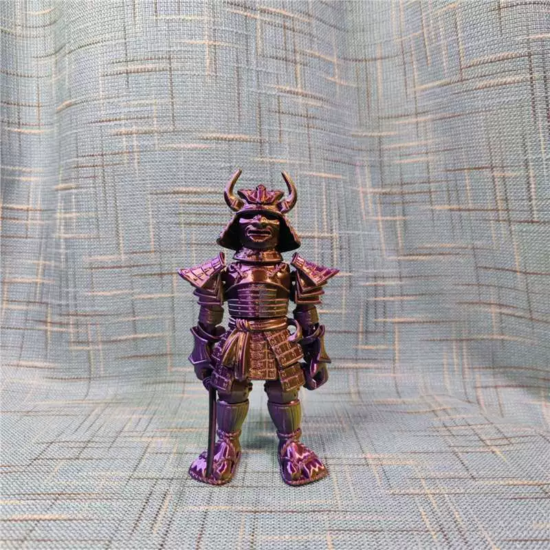 3D-печатные подвижные суставы, японское призрачное лицо самурая, древняя модель персонажа GK, фигурка, украшения, игрушки для мальчиков