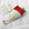 Japanese round fan, beach shopping bag, one-shoulder bag, fashionable goods