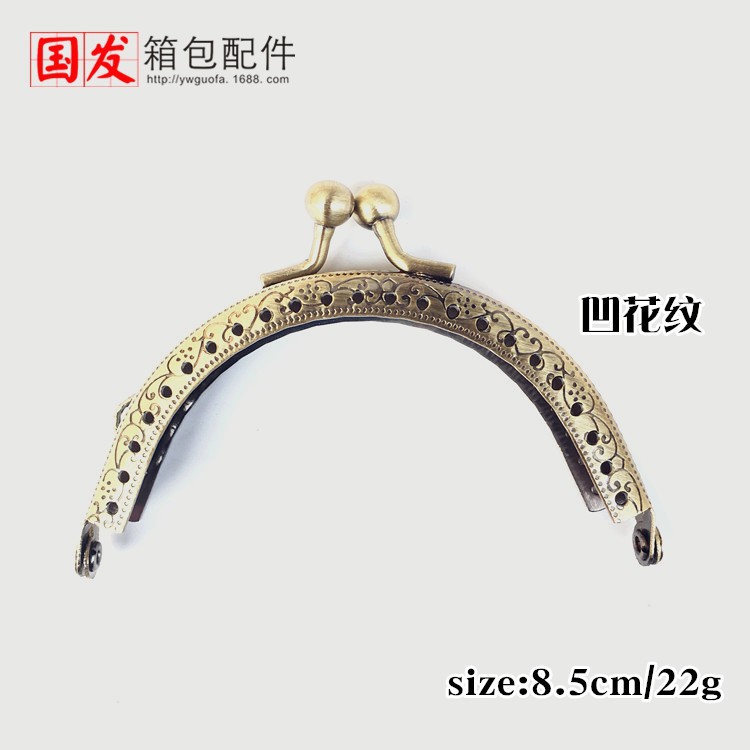 8.5CM en stock semicircular máquina de flores cóncavas oro DIY oro clásico de uso común