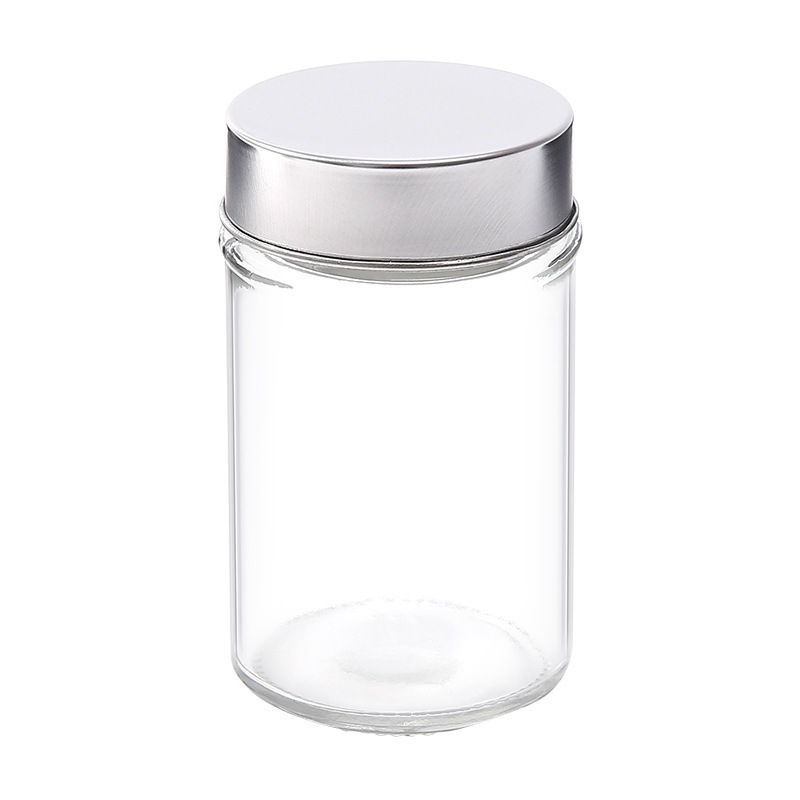 Precio de fábrica suministros de cocina condimento tarro condimento botella caja de almacenamiento combinación condimento botella traje vidrio condimento botella sal tarro