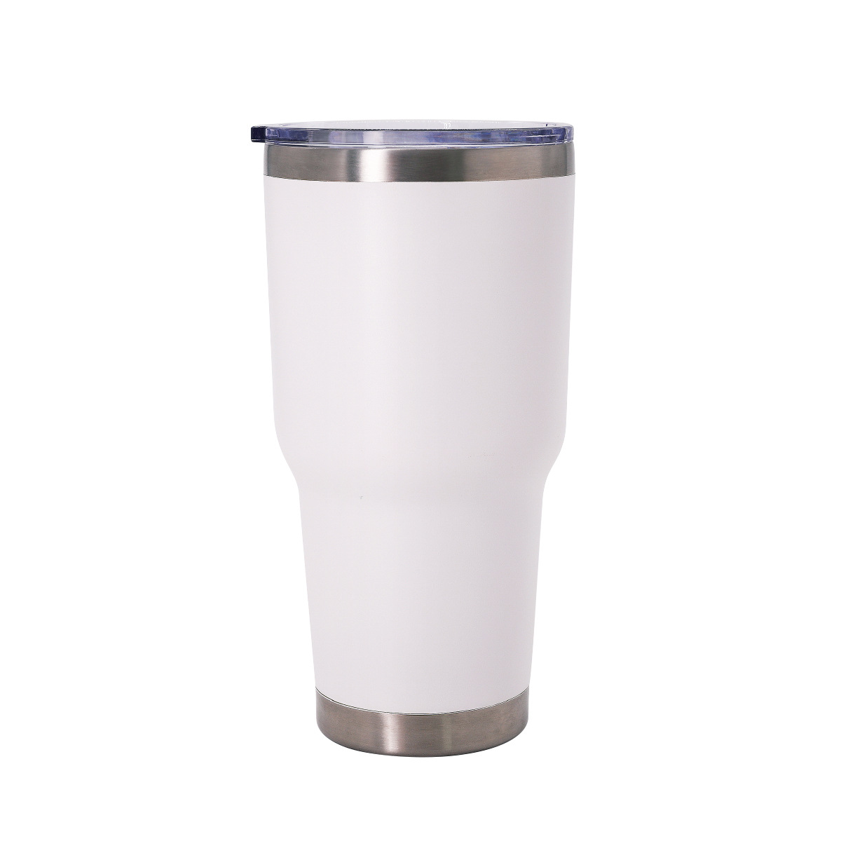 Suministro directo de fábrica 304 de doble capa de vacío de acero inoxidable taza de coche 30oz spray de pintura de plástico Impresión de transferencia de agua calentador de hielo taza de café