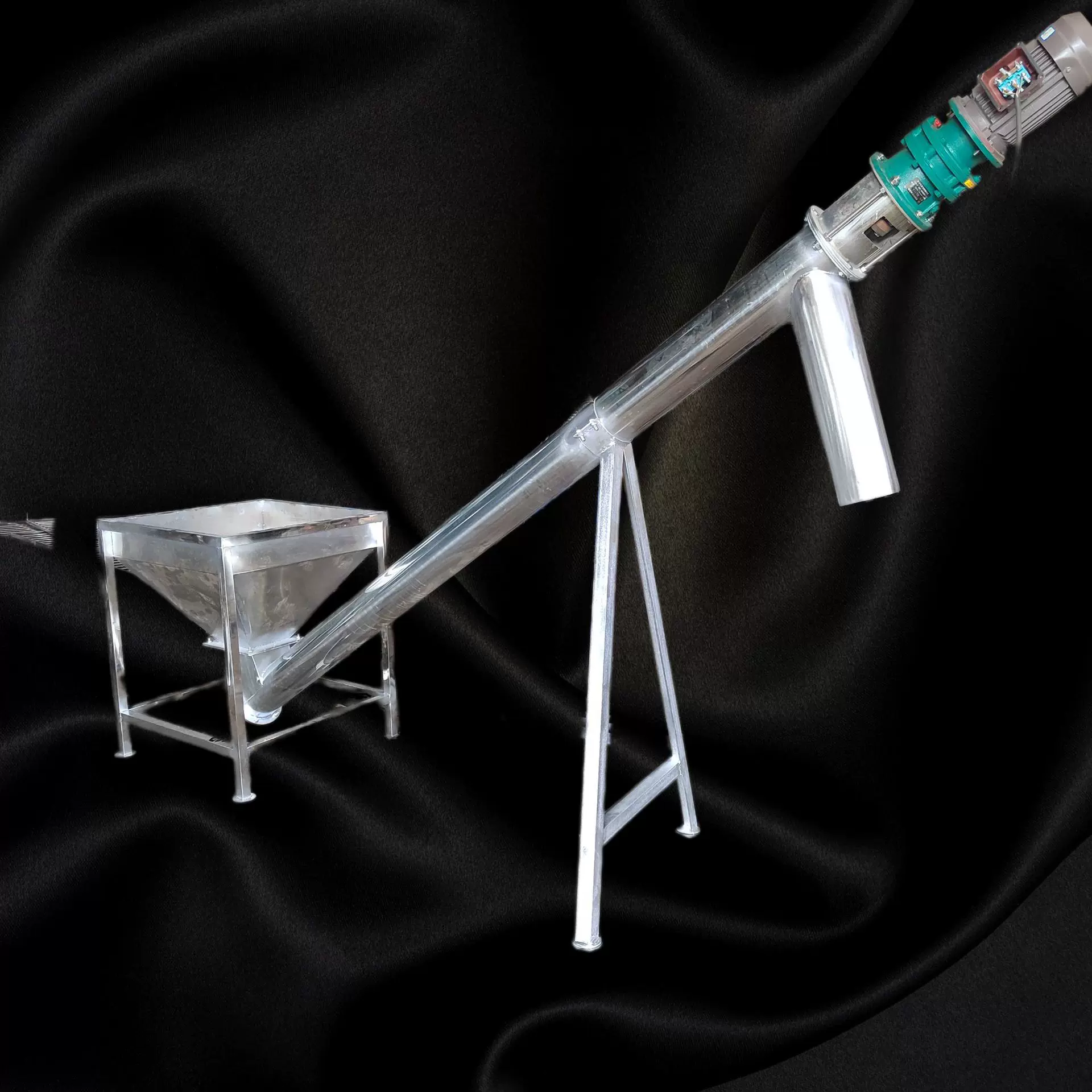 食品级螺旋上料机 304不锈钢绞龙提升机 粮食饲料化工粉末输送机