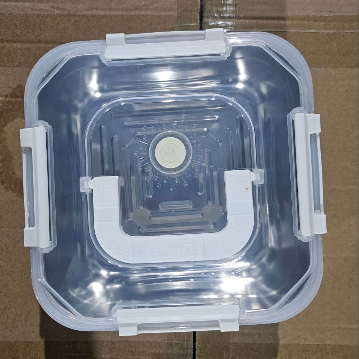 Caja de almacenamiento de alimentos de acero inoxidable caja de almacenamiento de refrigerador sellado caja de almuerzo de oficina caja de almuerzo de frutas con cubierta caja de picnic