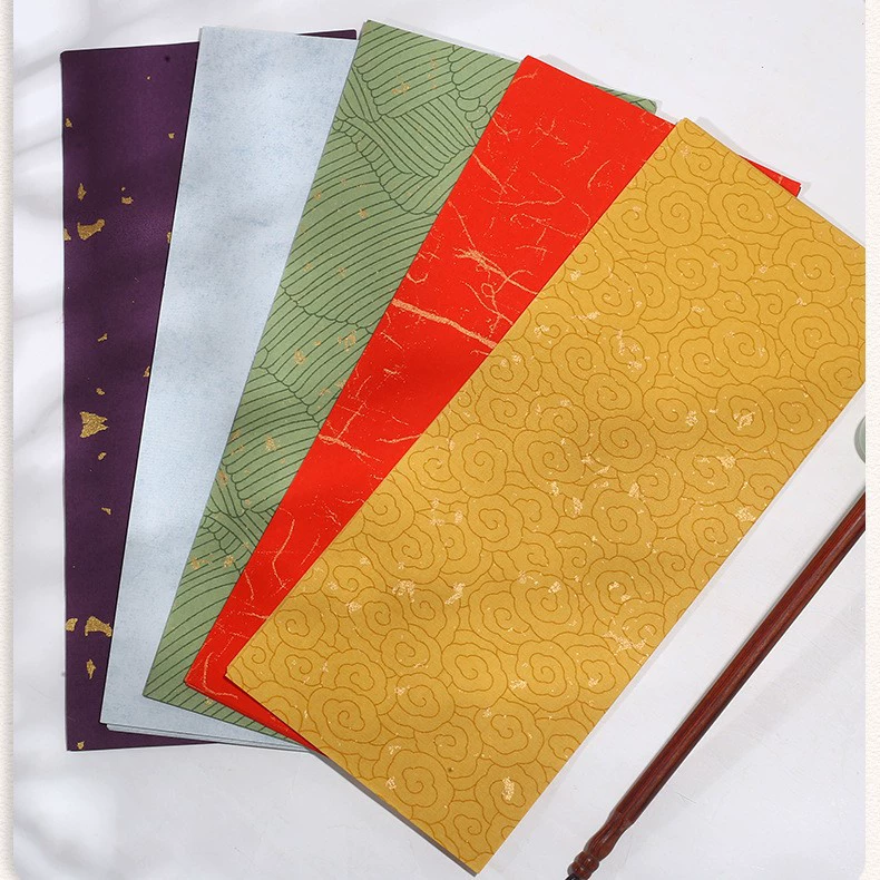 Пустые 100 листов батика, красочные цветочные заметки в один прием, маленькие заметки в древнем стиле, каллиграфия, украшение чехла для мобильного телефона своими руками, позолоченные посыпки