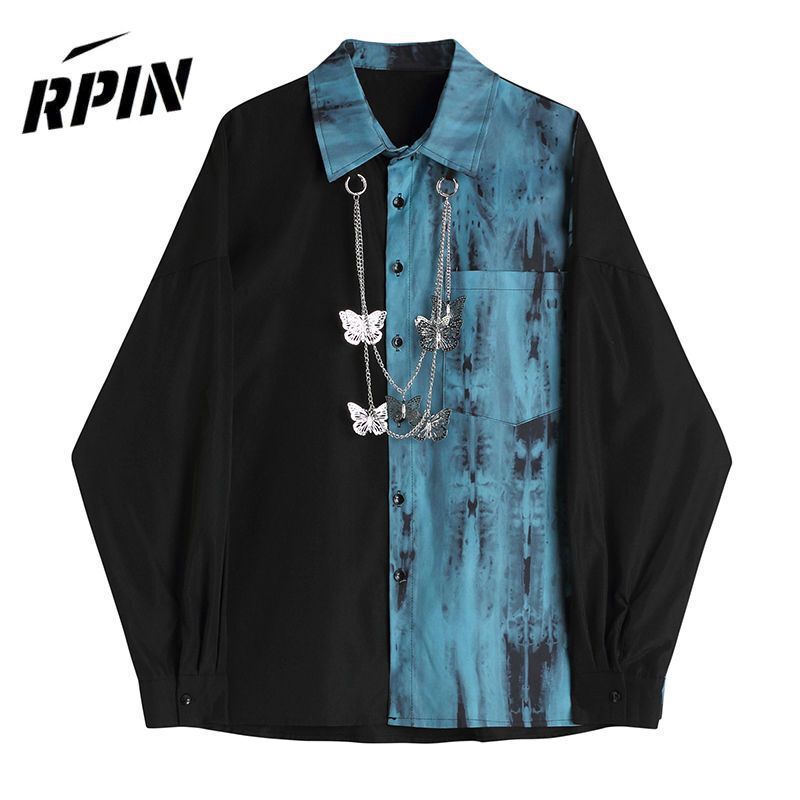 Extra Large Size 1.0-150kg Tie-Dye Shirt Top for Women, Long-Sleeved, New Spring/Summer Style, Chain-Patterned, Sun-Protective Long-Sleeved Shirt