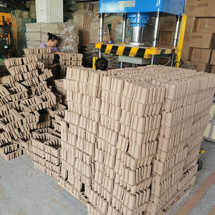 Corrugated Paper Yellow Pulp Disinfection and Cleaning Products Lined with Environmentally Friendly Packaging Pulp Molding Various Types of Dry-Pressed and Wet-Pressed Paper Trays