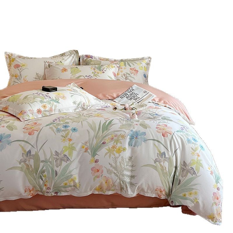 Completo letto quattro pezzi in puro cotone a fibra lunga xinjiang_voghion.com