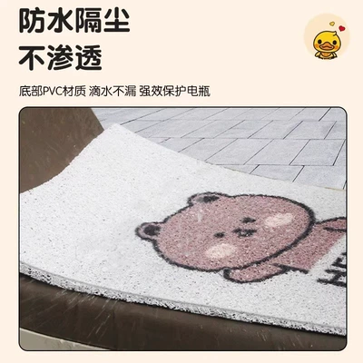 Electric vehicle foot mat: Thickeneded Wear-Resistant Battery Vehicle Can