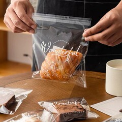 欧包パン包装袋透明自己接着スライストーストドーナツ貝果小食包焙煎自己封袋
