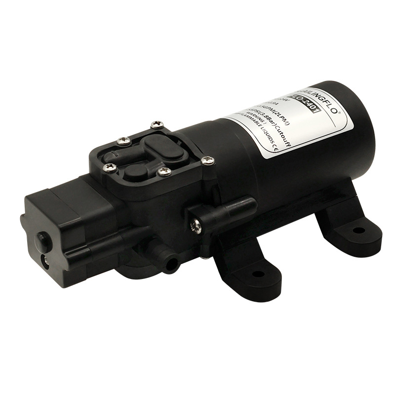 FL-2401微型电动隔膜泵直流 自吸淋水降温 农用喷雾直流高压水泵