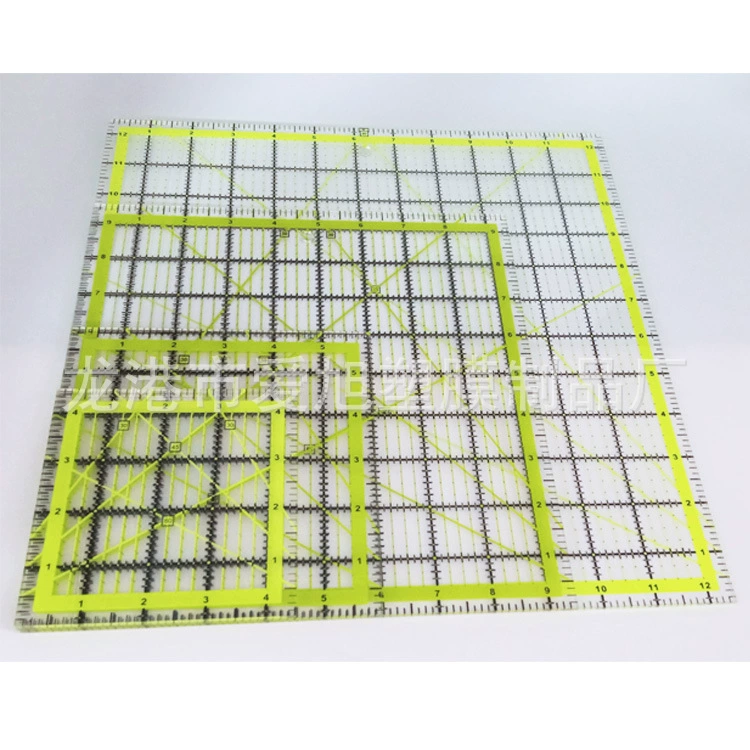 Трансграничная в наличии акриловая печатная линейка для одежды печатная линейка из четырех частей набор