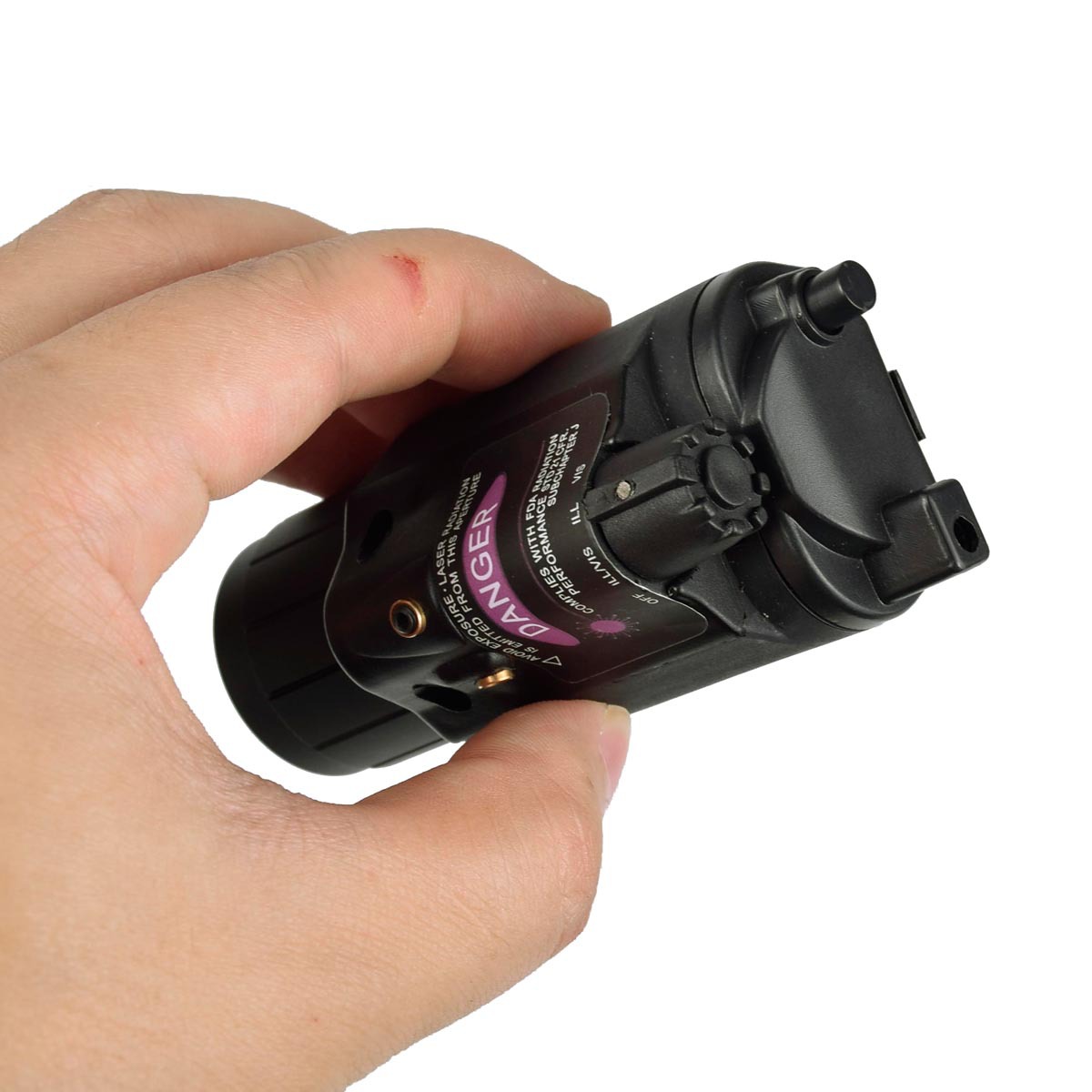 M6 Red Laser Led Integrated Outdoor Tactical Flashlight with Tail Switch and Strong Green Laser Flashlight