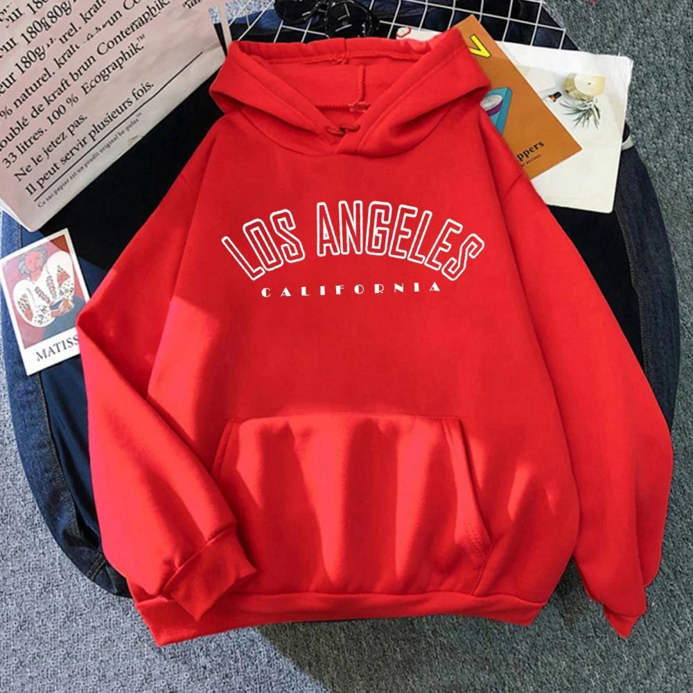 LOS AAGELES Logo Sweatshirt Fashion Letter Print Hoodie Unis