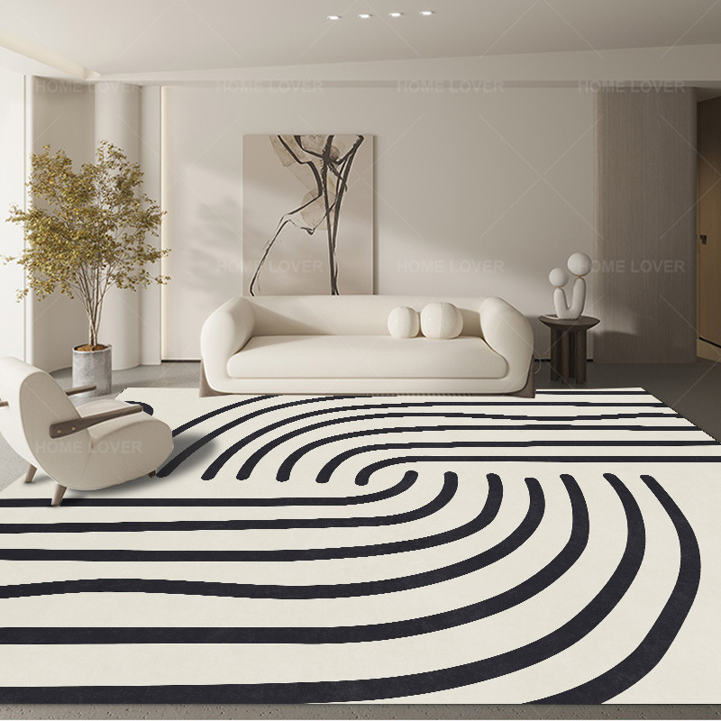 Alfombra de sala de estar 2023 nueva mesa de centro manta sofá desechable dormitorio cama de lujo ligero de alta gama hogar tapete Tianjin