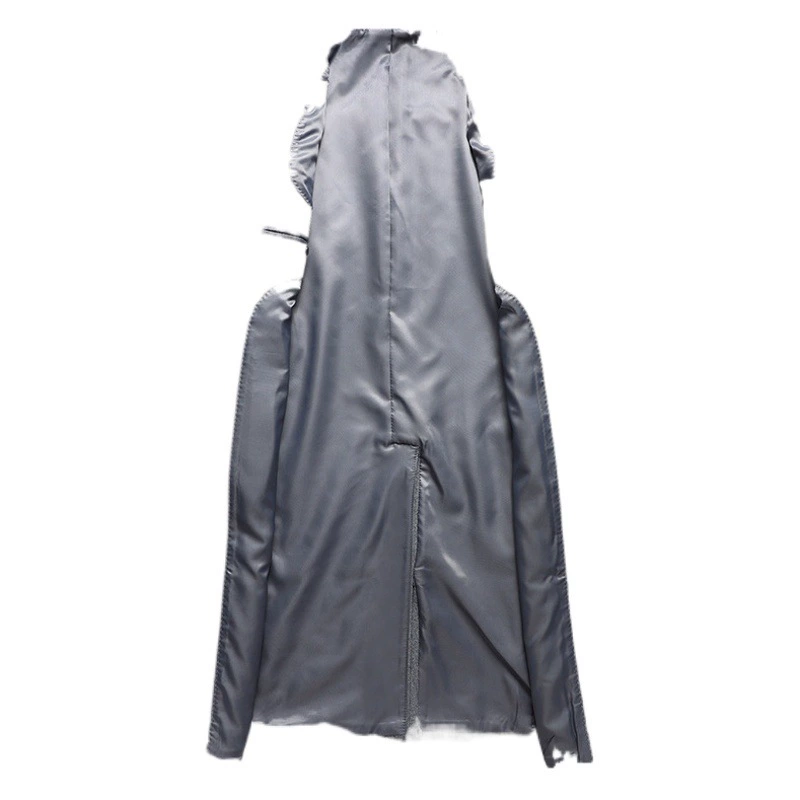 Осенне-зимнее длинное одностороннее шерстяное пальто, мужское теплое шерстяное пальто из овечьей шерсти, деловое двубортное пальто