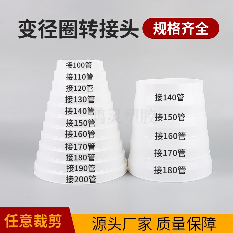 Range hood joint smoke exhaust pipe adapter reducer ring reducer connection air duct fitting ventilation pipe reducer joint Range hood joint smoke exhaust pipe adapter reducer ring reducer connection air duct fitting ventilation pipe reducer joint