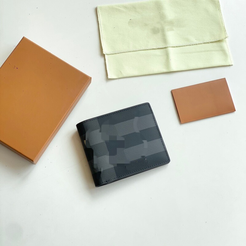 Cross-Border Exclusive Supply of B Brand Plaid Striped Men's Wallet with Card Slots, Zipper Wallet, Stylish and Simple Coin and Card Holder, Vintage Style Cross-Border Exclusive Supply of B Brand Plaid Striped Men's Wallet with Card Slots, Zipper Wallet, Stylish and Simple Coin and Card Holder, Vintage Style
