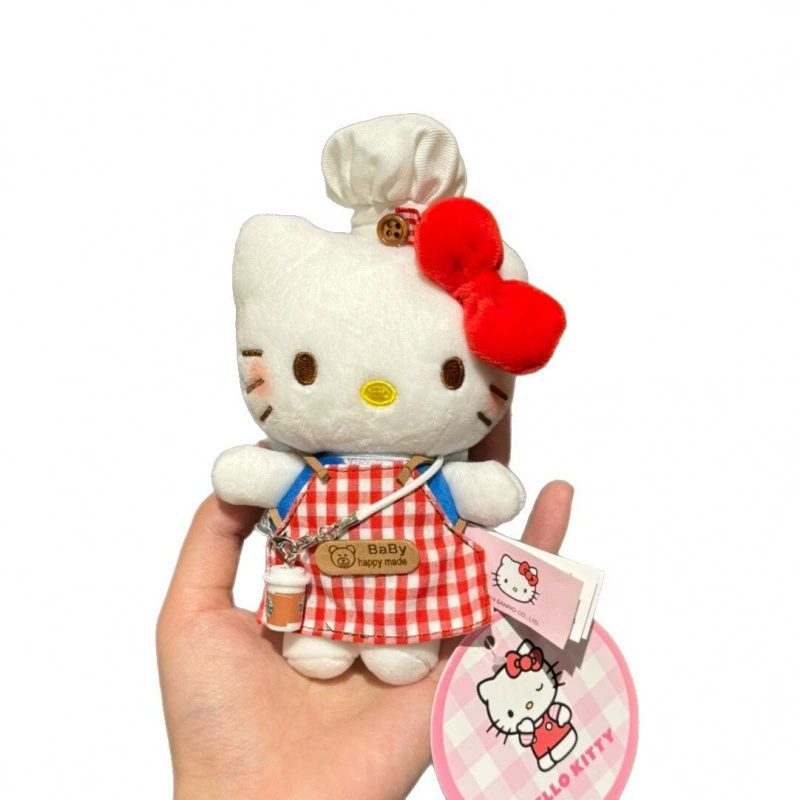 Hello Kitty, sanrio, оригинальная плюшевая кукла, брелок, подвеска