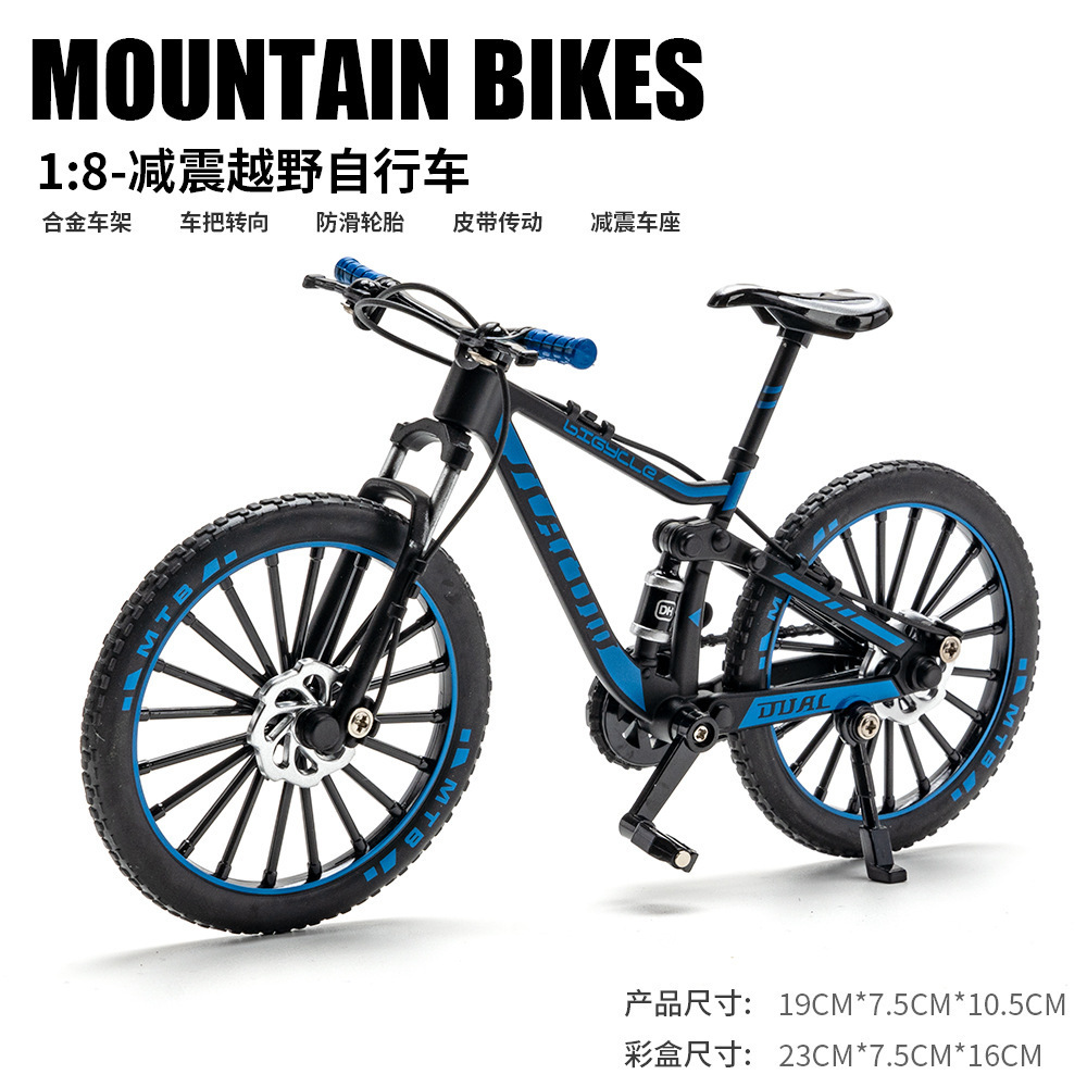 Aleación de cailixin 1 a 8 off-road montaña bicicleta deslizante juguete graffiti carretera coche modelo decoración colección