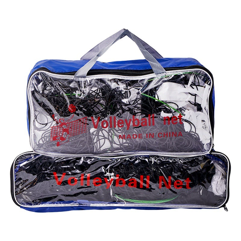 Волейбольная сетка, профессионального качества, из полипропилена, полиэстера, полиэтилена, узловая волейбольная сетка, утолщенная и утяжеленная, для уличного пляжного волейбола