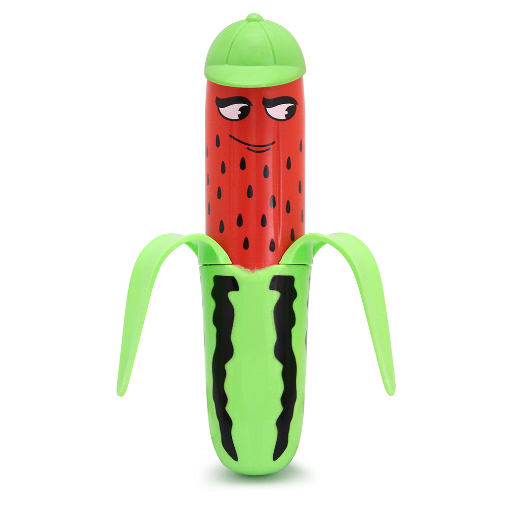 Pistola de agua infantil transfronteriza dibujos animados graciosos modelado de frutas manuales de gran capacidad pistola de agua juguetes de agua