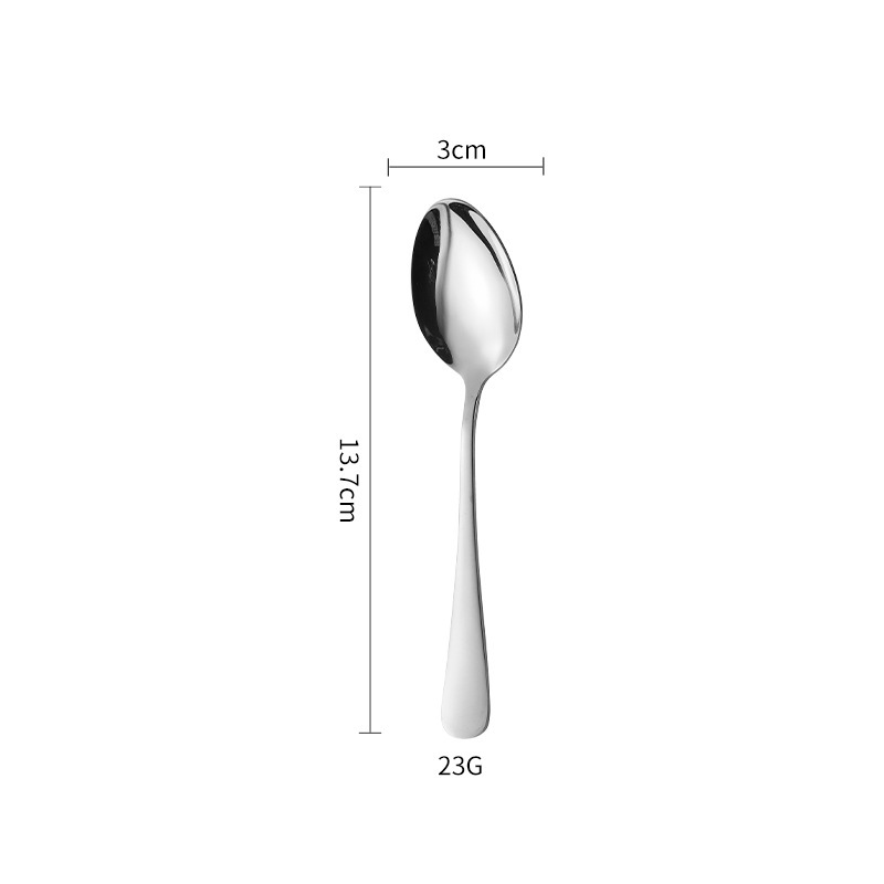 クロスボーダー 1010 ステンレス鋼食器肥厚コーヒー撹拌スプーンケーキスパチュラホテルナイフ、フォーク、スプーンセットはロゴを彫刻することができます|undefined