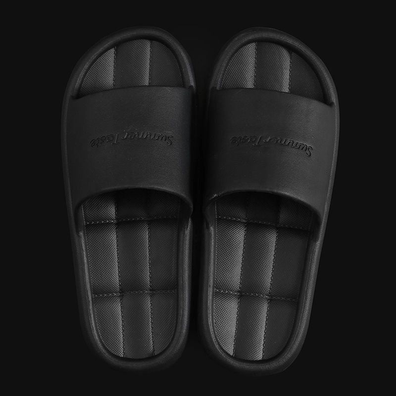Jingchen Shoes の新しい女性用スリッパ、夏の家庭用、シンプルなバスルーム入浴用、男性用滑り止めカップル屋内サンダル|undefined