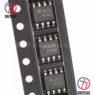 AO4822A SOP-8 2��N�ϵ� �͉�:30V ���:8A AO4822 ��Ч����оƬ