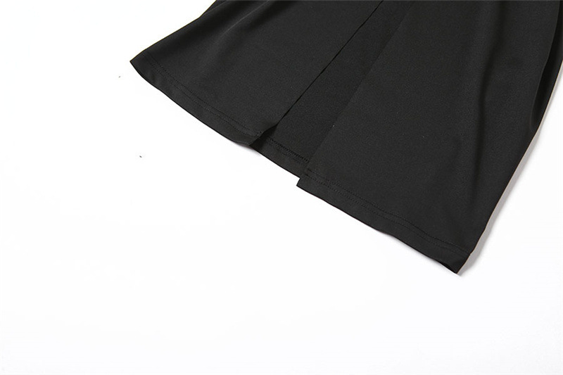 2024 Summer Women's New Fashion Hollow Low Neck High Waist Bodycon Slit Slim Long Dress_ecoleips.com