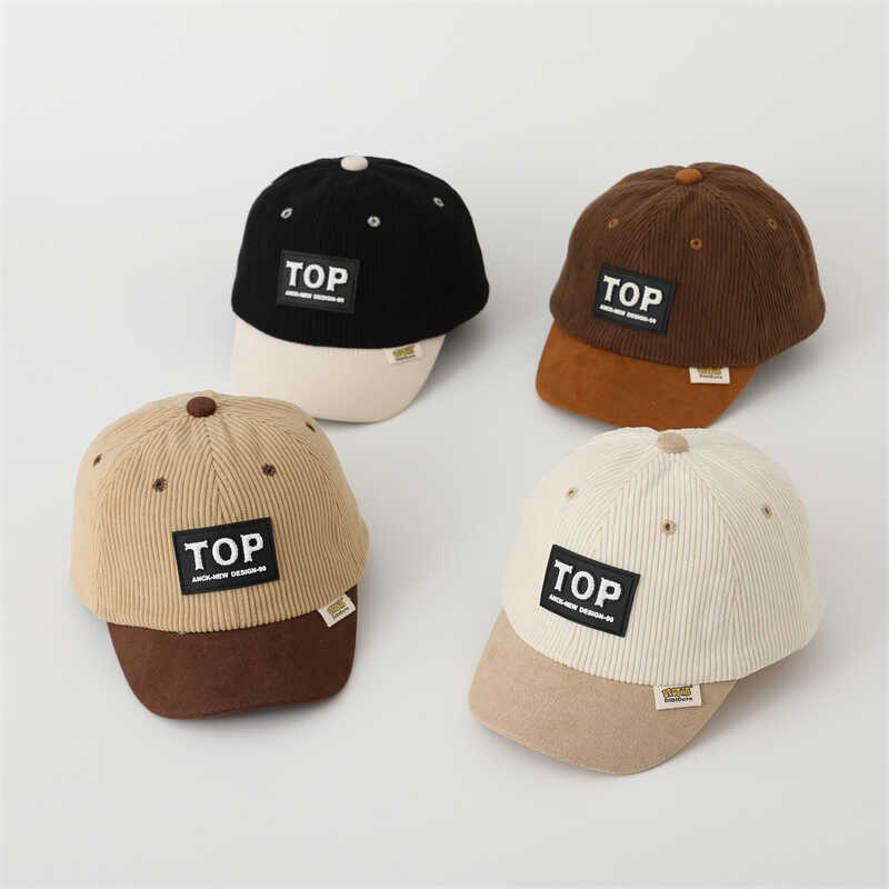 Sombreros de bebé de invierno y otoño de terciopelo de moda coreana para niños y niñas al aire libre caliente y grueso sombrero de pato universal