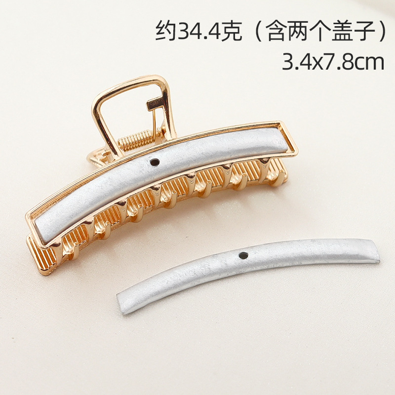 手作りの宋錦両面カバー付きヘアピン生地象嵌ベースグリッパー大小 2 つの DIY ジュエリーメタルアクセサリー|undefined