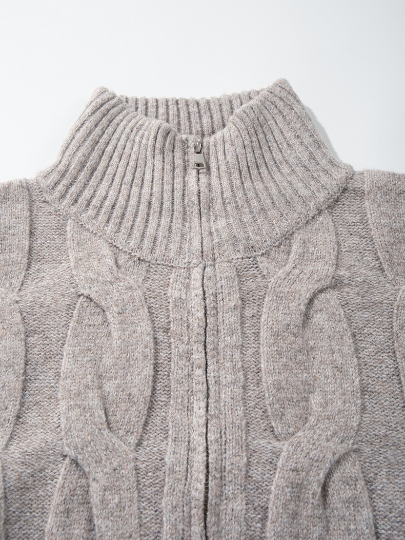 Inflation Jacquard Knit Jacket