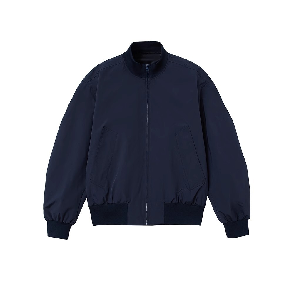 Veste de pilote, veste coupe-vent pour homme, haut robuste et élégant à col montant_voghion.com