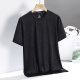 plus size Ice Silk Quick-drying Short-sleeved T-shirt Men's Summer Trendy Thin Fashionable Printed T-shirt Ice-feeling Sports Top for Men