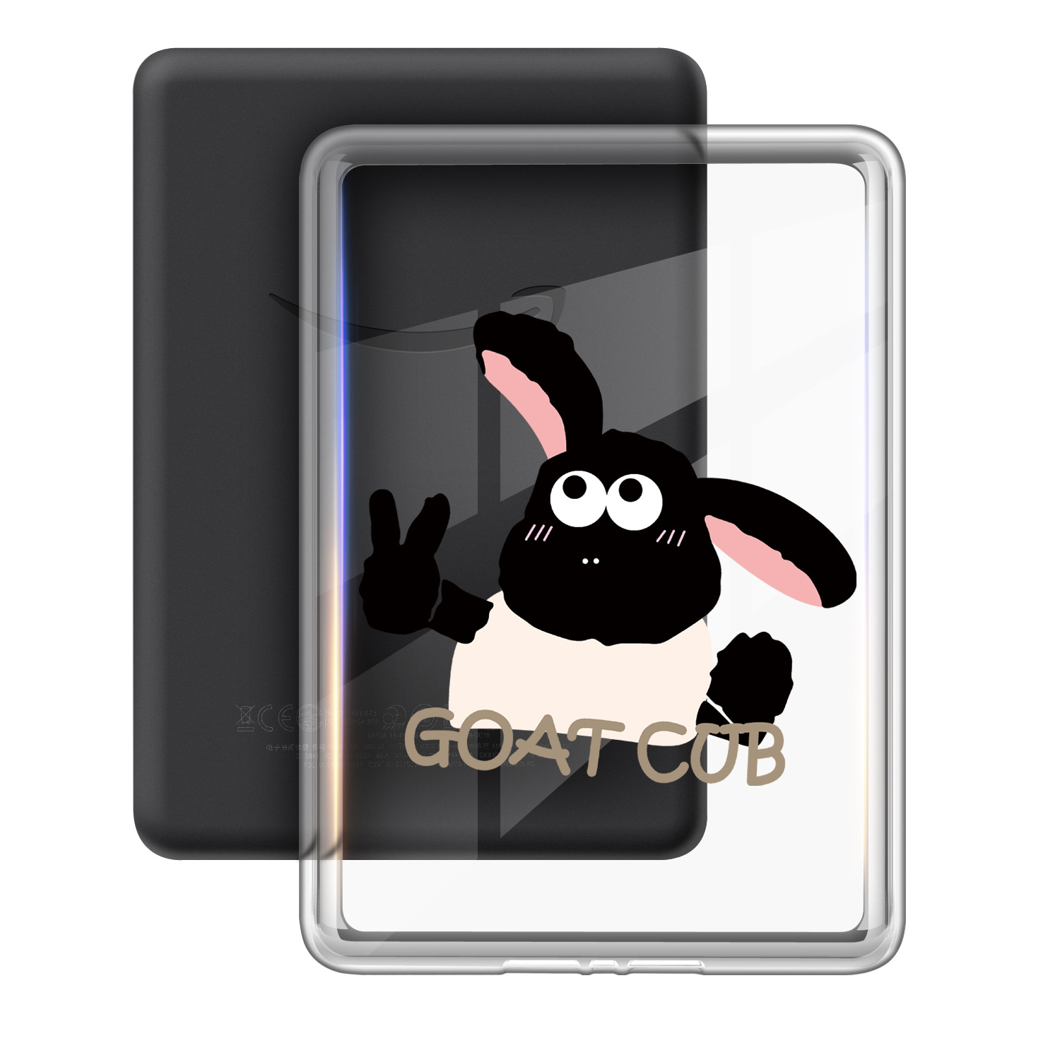 Aplicable en stock para 2024 Kindle Paperwhite6543 acrílico transparente caja protectora pintada caja única