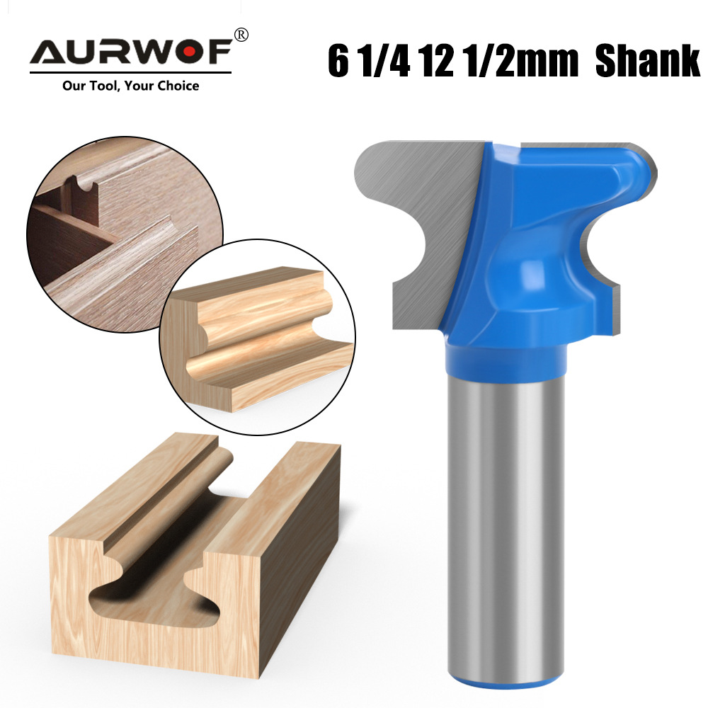 6/6.35/12/12.7柄二弧指甲刀抽屉刀柜门拉手刀木工铣刀具修边机